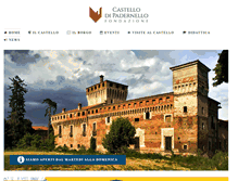 Tablet Screenshot of castellodipadernello.it